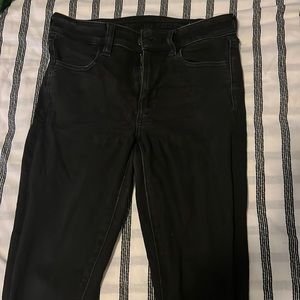 black jeggings size 4 shirt
